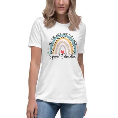 See The ABLE, Not The LABEL | Special Education Shirt | SPED Teachers Shirt | Specials Teacher | Specials Shirt